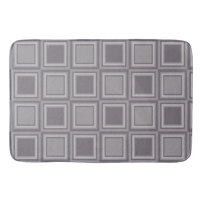 Squares pattern bath mat (Front)
