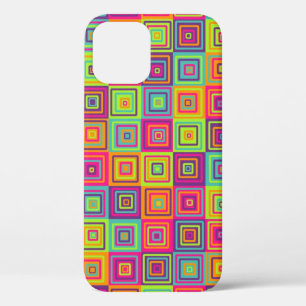 Squares Pattern iPhone 12 Case