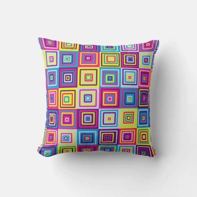 Squares Pattern Cushion (Front)