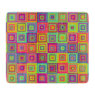 Squares Pattern Cutting Board