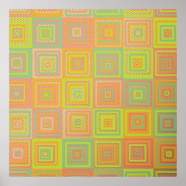 Squares Pattern Foil Prints (Front)