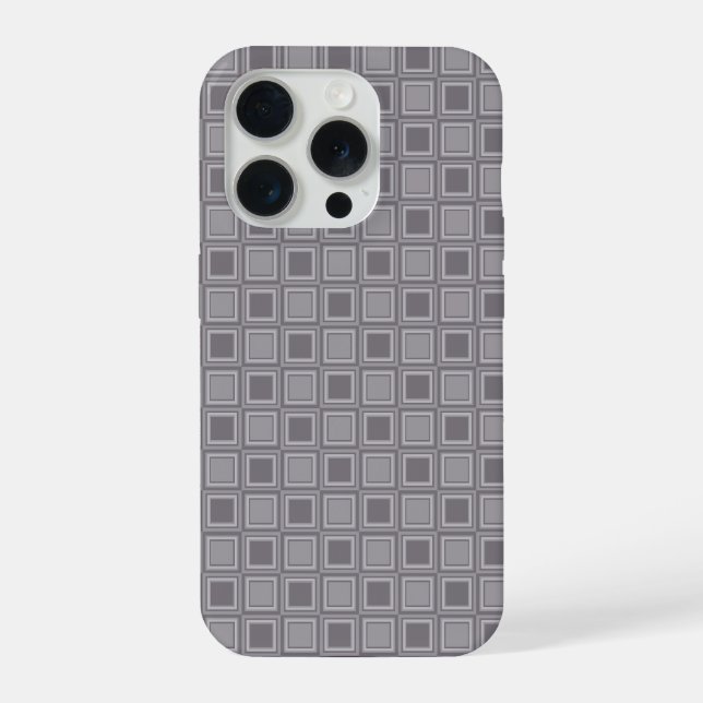 Squares pattern iPhone case (Back)