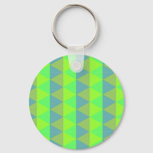 Squares pattern key ring