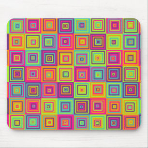 Squares Pattern Mouse Pad
