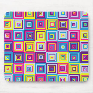 Squares Pattern Mouse Pad