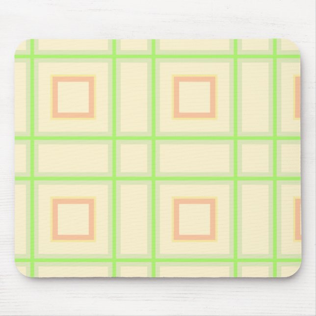 Squares Pattern Mouse Pad (Front)