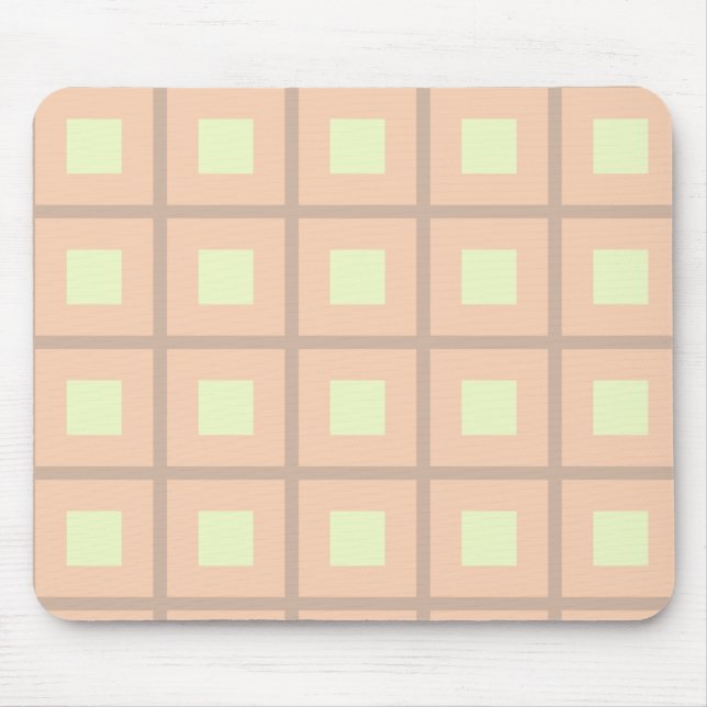 Squares Pattern Mouse Pad (Front)