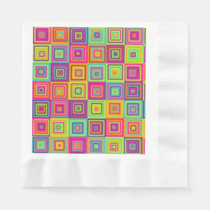 Squares Pattern Napkin