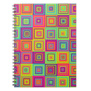Squares Pattern Notebook