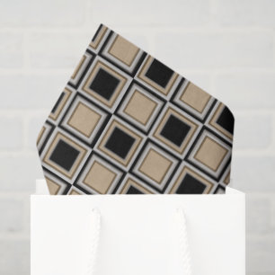 Squares pattern tissue paper