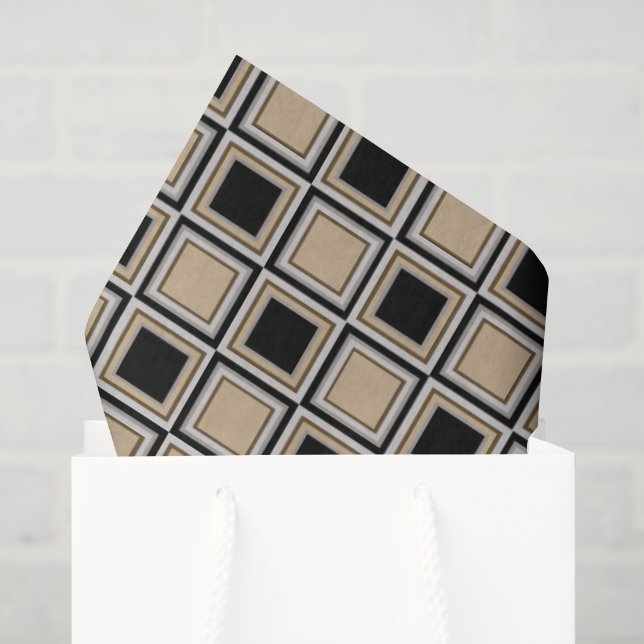 Squares pattern tissue paper (Gift Bag)