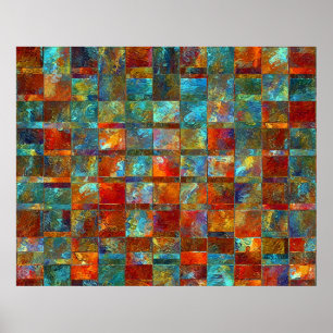 Squares Poster