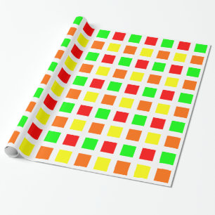 Squares - Spectrum 01 Wrapping Paper