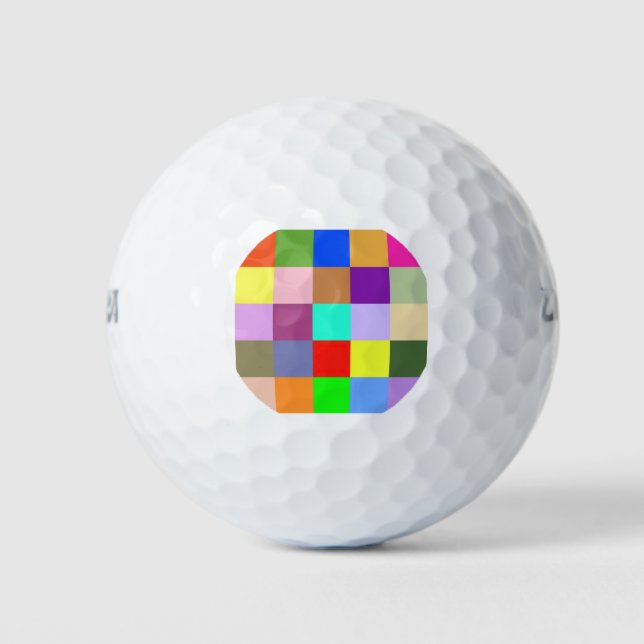 Squares Squared Golf Balls (Front)
