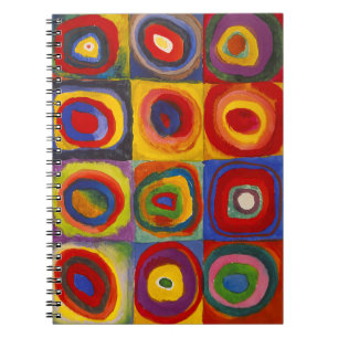 Squares w Concentric Circles 2 Kandinsky Notebook