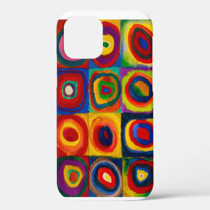 Squares with Circles, Abstract, Wassily Kandinsky iPhone 12 Case