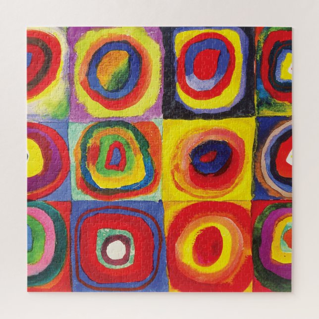 Squares with Concentric Circles Hiroaki Takahashi Jigsaw Puzzle (Vertical)