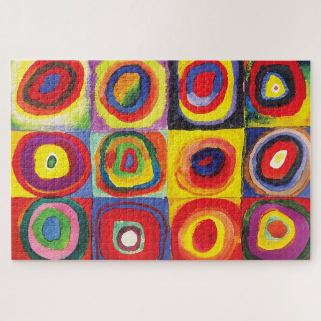 Squares with Concentric Circles Hiroaki Takahashi Jigsaw Puzzle (Horizontal)