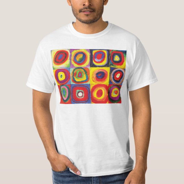 Squares with Concentric Circles Hiroaki Takahashi T-Shirt (Front)