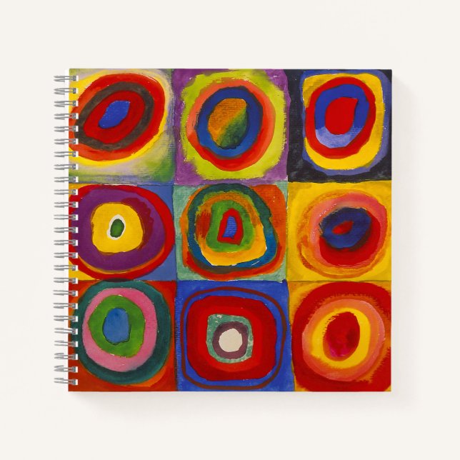 Squares with Concentric Circles | Kandinsky | Notebook (Front)