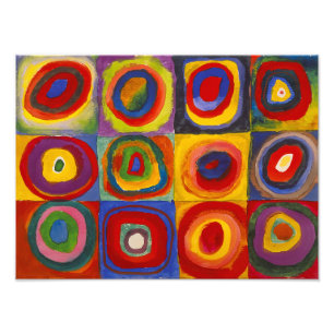 Squares with Concentric Circles   Kandinsky   Photo Print