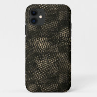 Squares with crossed scratches or dark brown cubes