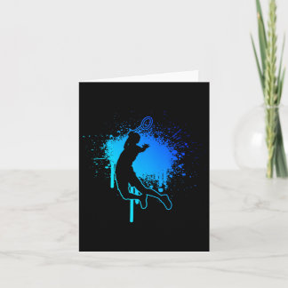 Squash Badminton Badminton Player Shuttle Card