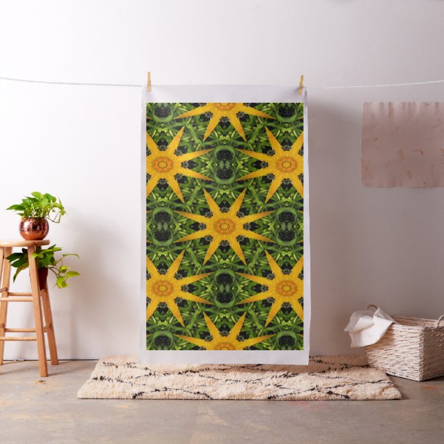 Squash Blossom Stars... Fabric (In Situ)
