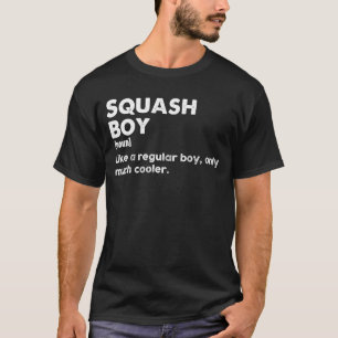 Squash Boy Definition Funny Squash Sport Player T-Shirt