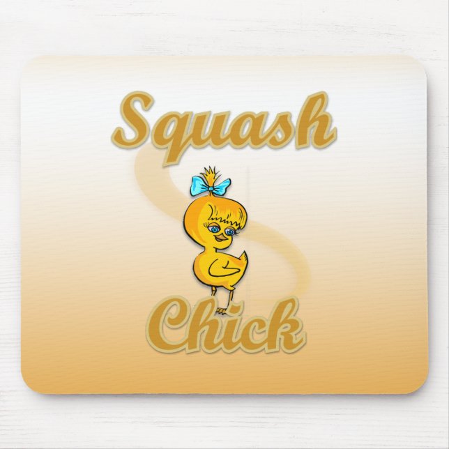 Squash Chick Mouse Pad (Front)
