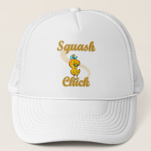 Squash Chick Trucker Hat (Front)