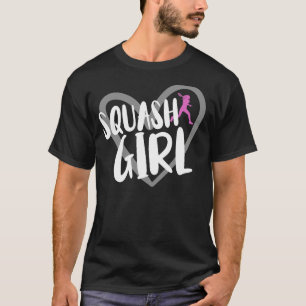 Squash Girl Heart Squash Player T-Shirt