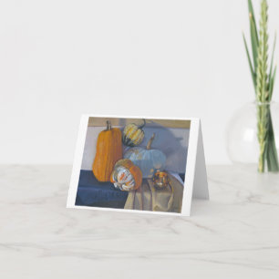 'Squash Harvest" - Thanksgiving Art Card