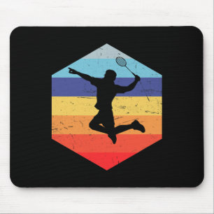 Squash Men's Badminton Player 1 Mouse Pad