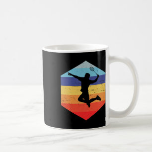 Squash Men's Badminton Player  Coffee Mug