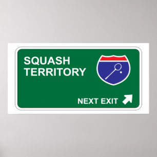 Squash Next Exit Poster