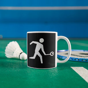Squash Player Icon Coffee Mug