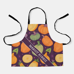 Squash Rainbow Colourful Personalised Pattern Apron
