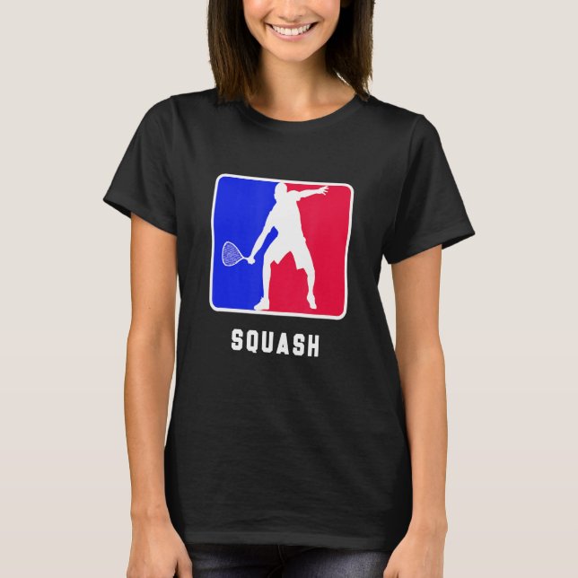 Squash Squash Ball Squash Racket Sport T-Shirt (Front)