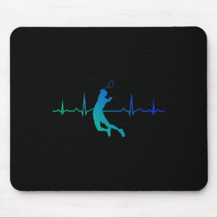 Squash Womens Mens Shuttle Badminton Player Mouse Pad
