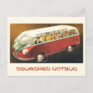 Squashed Notbug Postcard