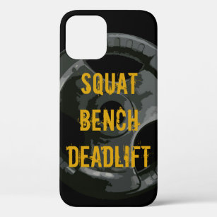 Squat Bench Deadlift Barbell Fitness Gym Men's iPhone 12 Case
