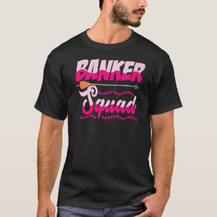 Squat Graphic Bank Clerk Bookkeeper Bank Employee  T-Shirt