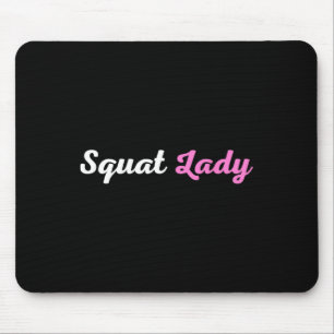 Squat Lady Mouse Pad