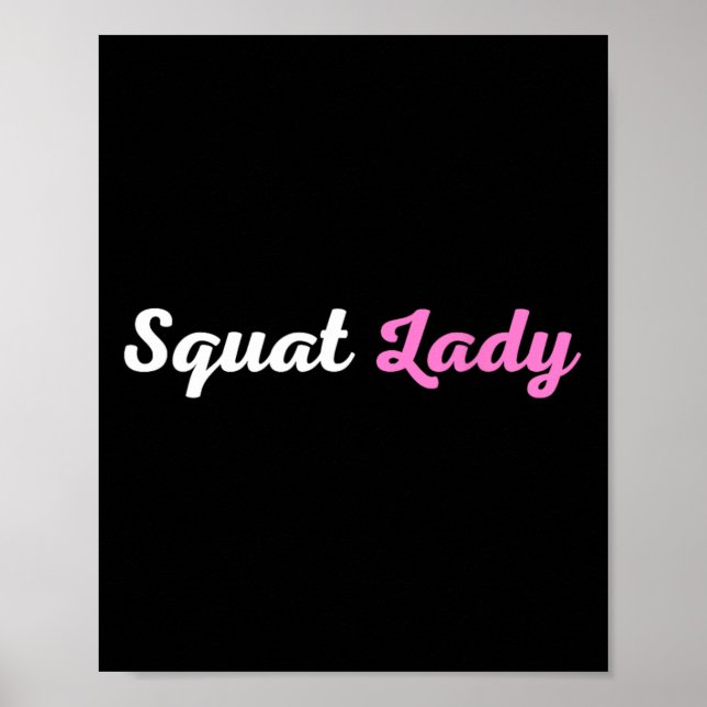Squat Lady  Poster (Front)