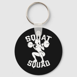 Squat Squad Workout Partner Trainer Coach Bodybuil Key Ring