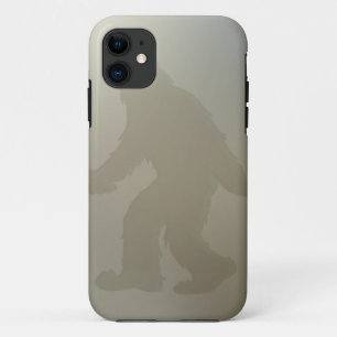Squatch behind frosted glass iPhone 11 case
