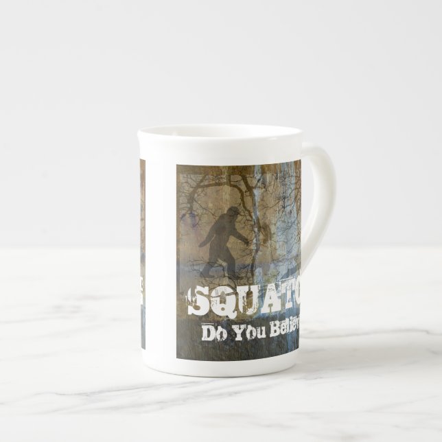 Squatch, Do You Believe Bone China Mug (Front Right)