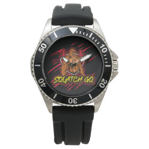 Squatch GQ Men's Stainless Steel Black Watch