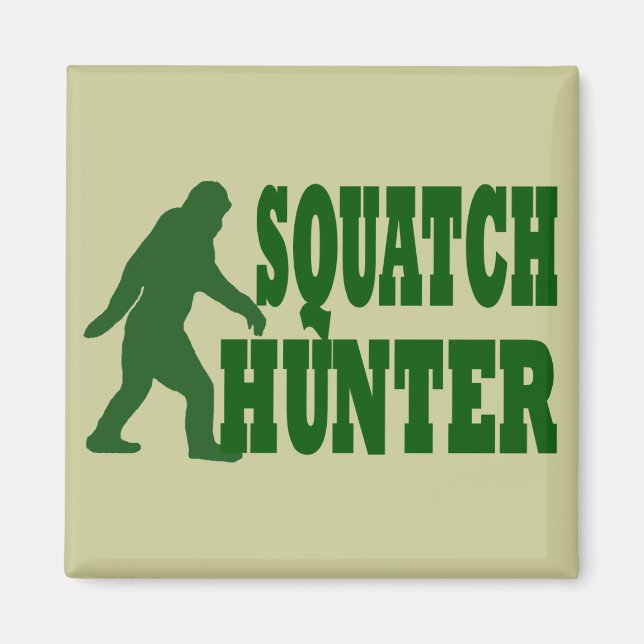 Squatch hunter magnet (Front)